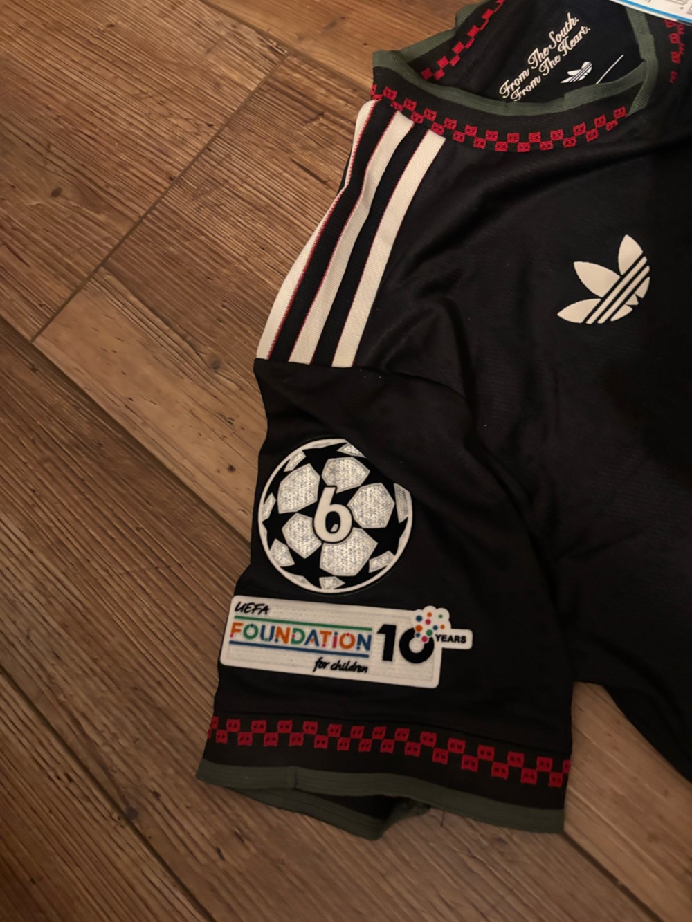 adidas Black Kane #9 Soccer Jersey - Picture 9 of 9